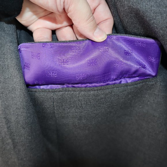 Ben Sherman Hanwll Grey Stretch Two-Button Suit Jacket Blazer Men's Size 42R-NWT - Picture 5 of 16